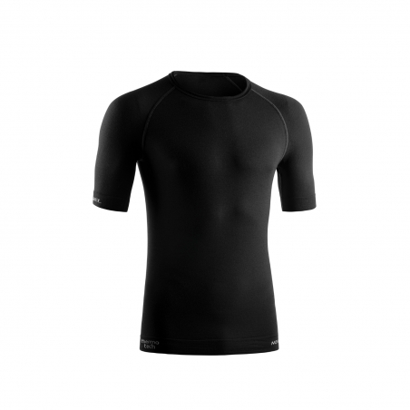 Tricou termic de barbati, Lurbel Merino Lite, negru