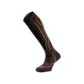 Ciorapi de schi, Lurbel Peak Silk Six, gri inchis-portocaliu