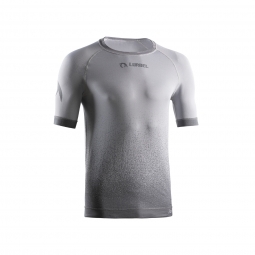 Tricou de barbati, Lurbel Samba, gri deschis-negru