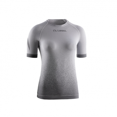 Tricou de femei, Lurbel Samba, gri deschis-negru