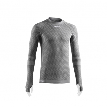 Tricou termic cu maneca lunga pentru barbati, Lurbel Volcano, gri deschis