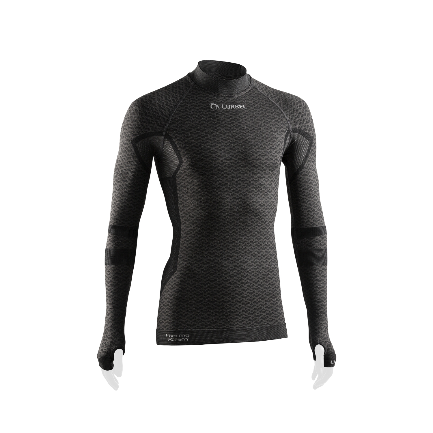 Tricou termic cu maneca lunga pentru barbati, Lurbel Volcano, gri inchis