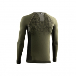 Tricou termic cu maneca lunga, Lurbel Win, kaki-negru