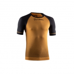 Tricou Lurbel Spirit, galben chihlimbar-negru