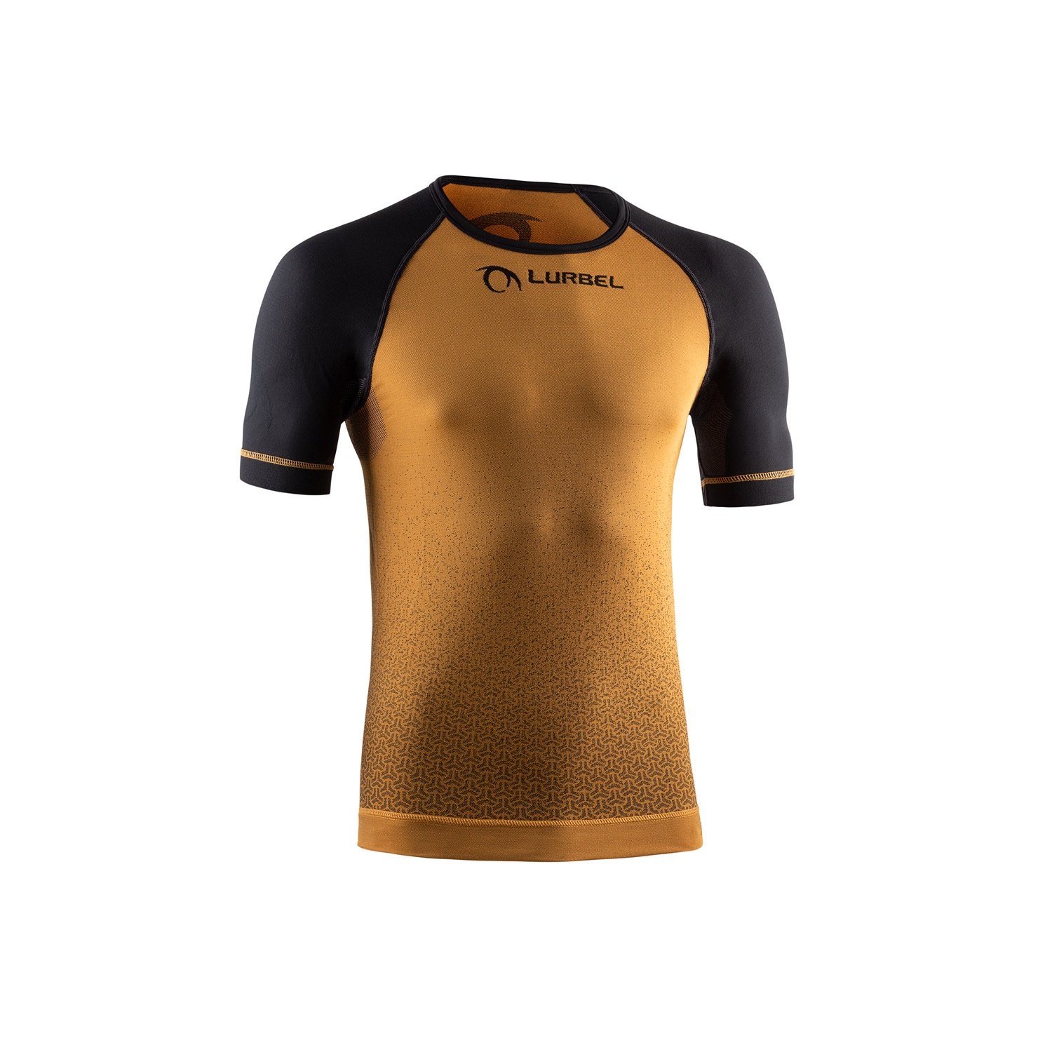 Tricou Lurbel Spirit, galben chihlimbar-negru