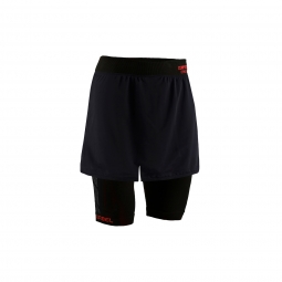Pantaloni scurți, Lurbel Potenza Pro, negru-roșu