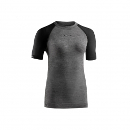 Tricou termic femei, Lurbel Move, gri-negru