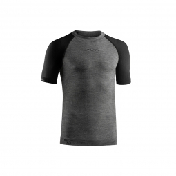 Tricou termic bărbați, Lurbel Move, gri-negru
