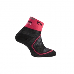 Ciorapi alergare, Lurbel Race Three, negru-fuchsia