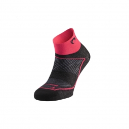 Ciorapi alergare, Lurbel Race Three, negru-fuchsia