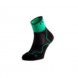 Ciorapi Trail Running, Lurbel Desafio Three, negru-verde