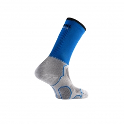 Ciorapi compresivi Trail Running, Lurbel Desafio Five, gri deschis-albastru