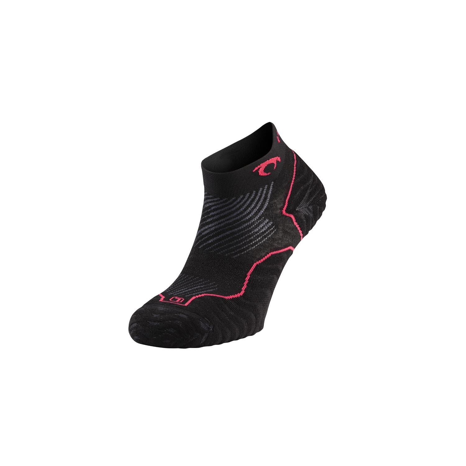 Ciorapi alergare, Lurbel Tiwar Two, negru-fuchsia