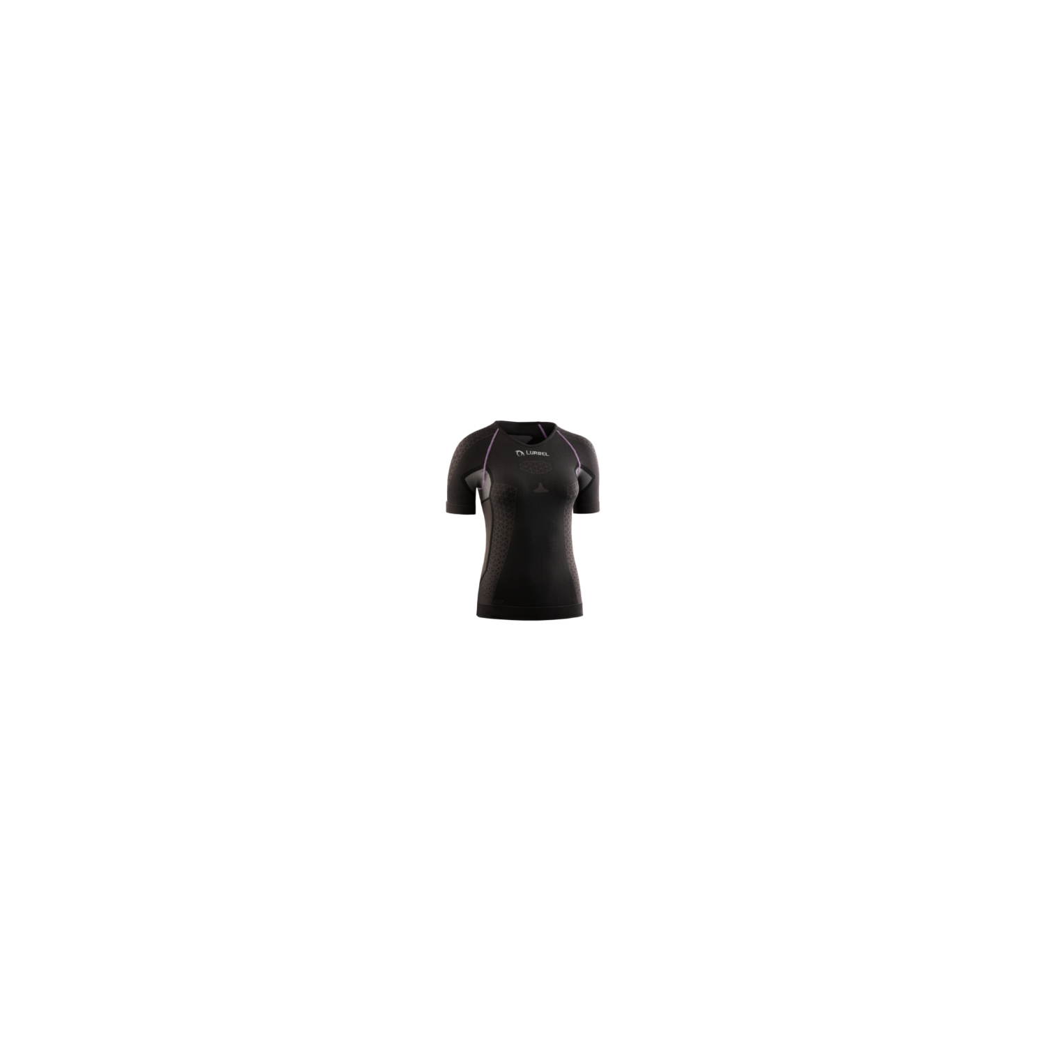 Tricou, femei, Lurbel Cristallo, gri inchis - lavanda