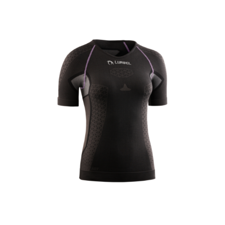 Tricou, femei, Lurbel Cristallo, gri inchis - lavanda