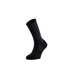 Ciorapi compresivi, Lurbel Stone Six Pro, negru si rosu