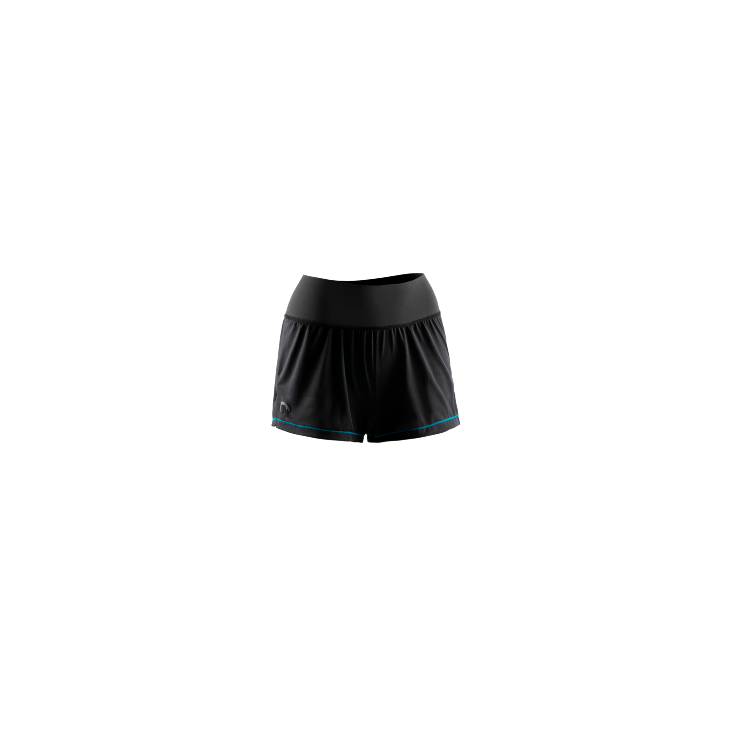 Pantaloni scurti, femei, Venus, negru-turcoaz