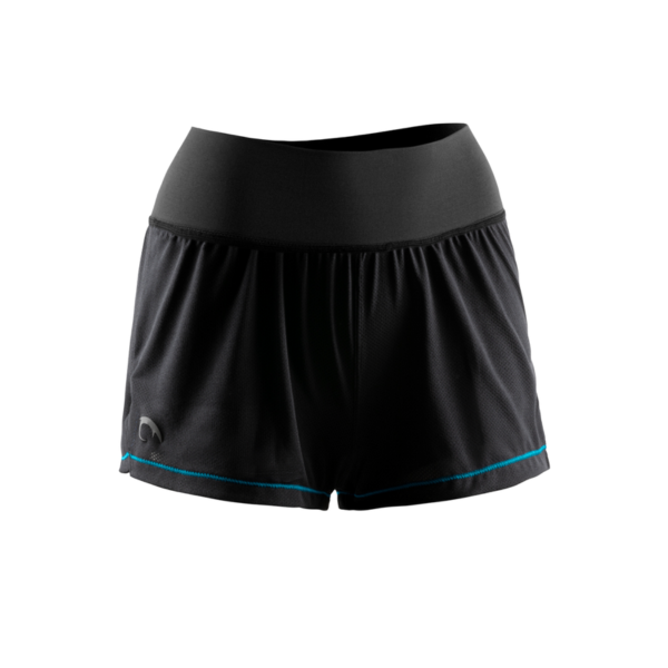 Pantaloni scurti, femei, Venus, negru-turcoaz