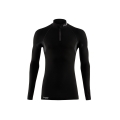 Tricou termic cu maneca lunga cu fermoar, Lurbel Alaska, negru