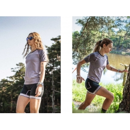 Tricou, Lurbel Spirit Flux, lavandă-gri închis