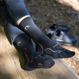 Ciorapi, Lurbel Taiga Four, negru-kaki
