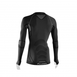 Tricou termic cu maneca lunga pentru barbati, Lurbel Cristallo, gri inchis