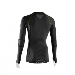 Tricou termic cu maneca lunga pentru barbati, Lurbel Cristallo, gri inchis-verde