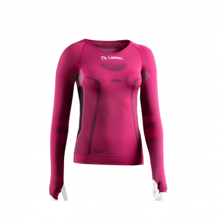 Tricou termic cu maneca lunga pentru femei, Lurbel Cristallo, fuchsia